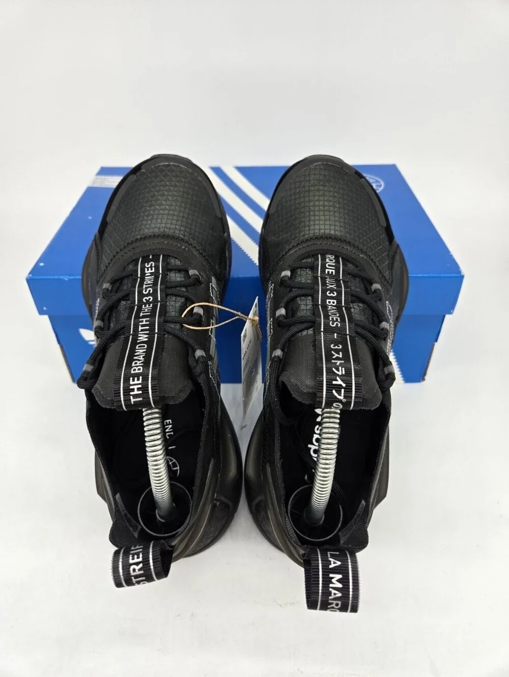 adidas Women's NMD_V3 GW5657 Core Black Silver Metallic Shoes Size 9.5